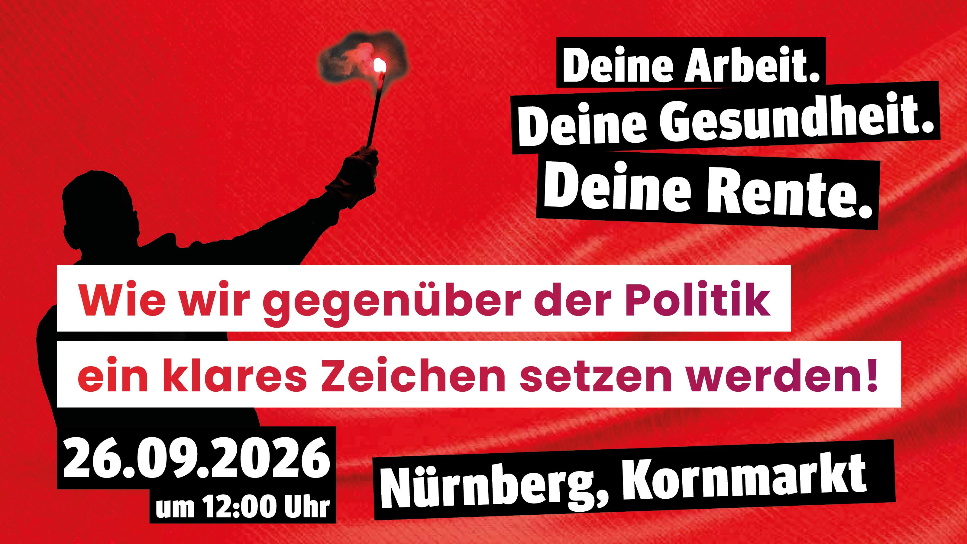 Wie wir gegenüber der Politik ein klares Zeichen setzen werden!