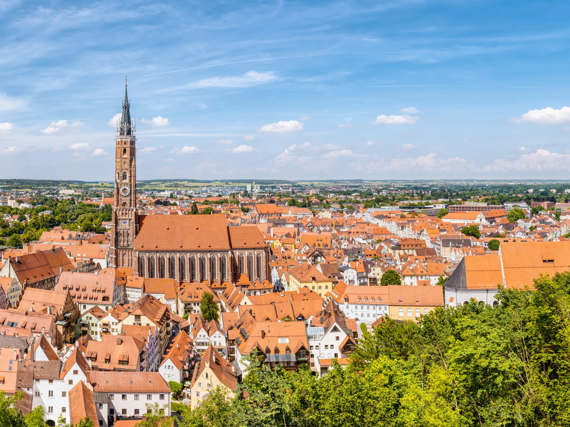 Blick über Landshut