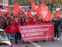 Demonstratiionszug zum Odeonsplatz in München