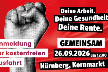Kostenfreie Busrouten aus Niederbayern zum Aktionstag nach Nürnberg am 26.09.2026