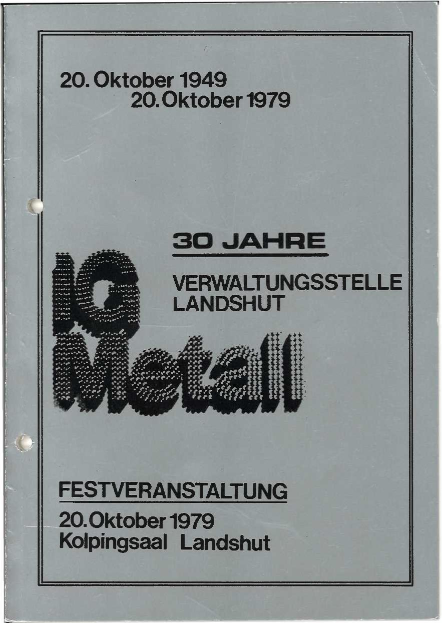 Historische Festschrift 30_Jahre_IGM_Landshut 1949-1979